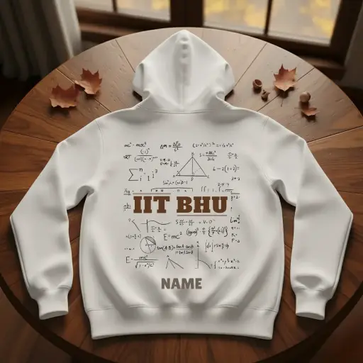 EQUATION OFF WHITE HOODIE DROP-S HEAVY FABRIC 